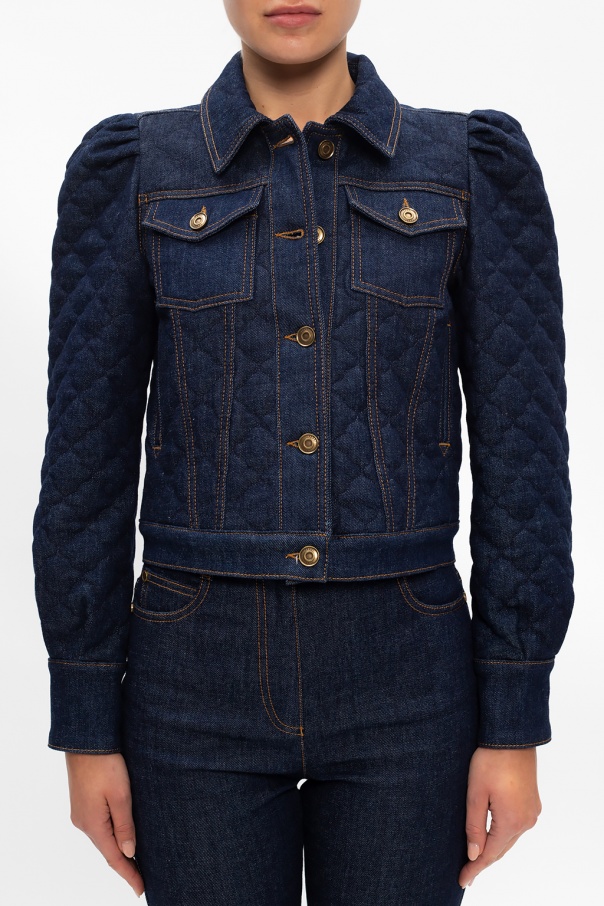 Fendi denim jacket womens hotsell